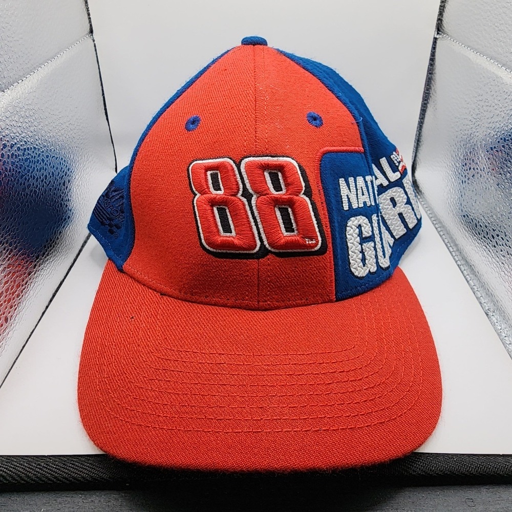Chase Authentics Dale Earnhardt Jr 88 National Guard NASCAR Hat M/L Red Blue